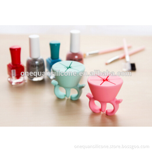 New Portable Ring Nail Polish Holder Ring For Manicure
